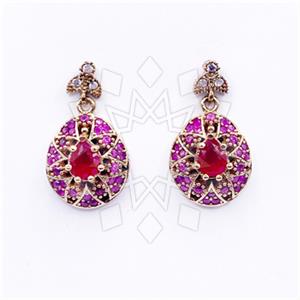 Turkish Silver Single Drop Earrings