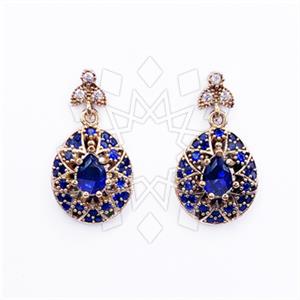 Turkish Silver Single Drop Earrings