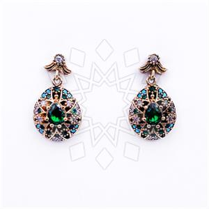 Turkish Silver Single Drop Earrings