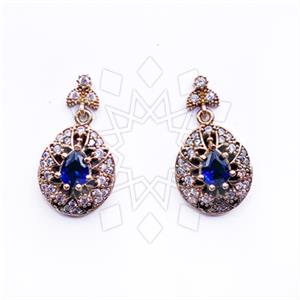 Turkish Silver Single Drop Earrings