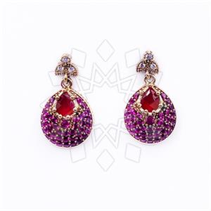 Turkish Silver Single Drop Earrings
