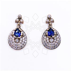 Turkish Silver Single Drop Earrings