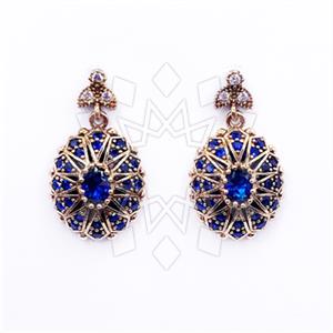 Turkish Silver Single Drop Earrings