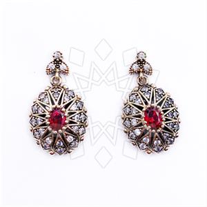 Turkish Silver Single Drop Earrings