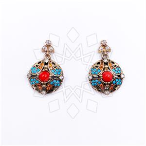 Turkish Silver Single Drop Earrings