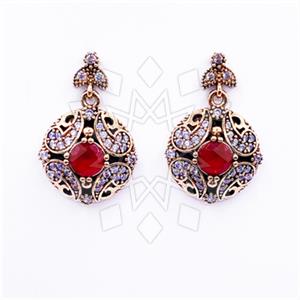 Turkish Silver Single Drop Earrings