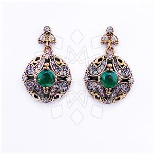 Turkish Silver Single Drop Earrings