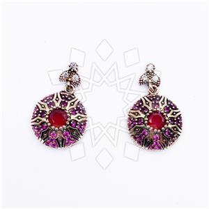 Turkish Silver Single Drop Earrings