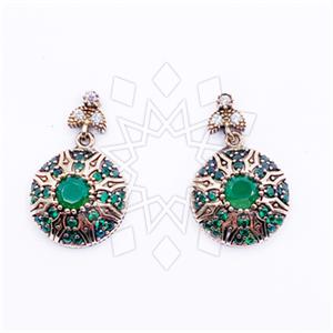 Turkish Silver Single Drop Earrings