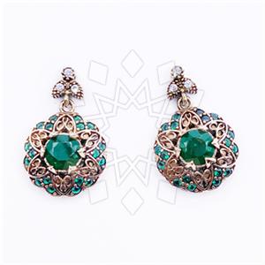 Turkish Silver Single Drop Earrings