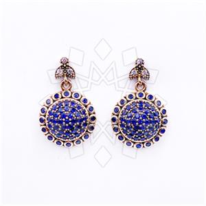 Turkish Silver Single Drop Earrings