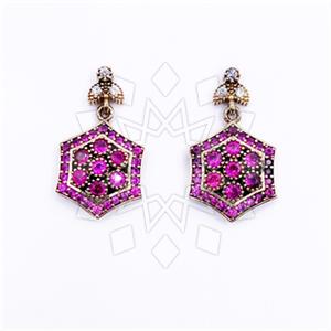 Turkish Silver Single Drop Earrings