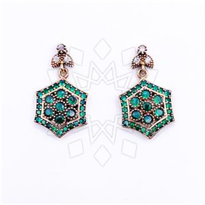 Turkish Silver Single Drop Earrings