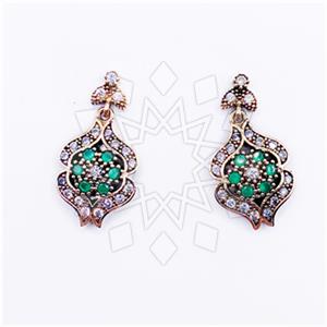 Turkish Silver Single Drop Earrings