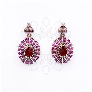 Turkish Silver Single Drop Earrings