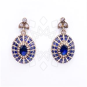 Turkish Silver Single Drop Earrings