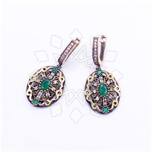 Turkish Silver Dangle Earrings