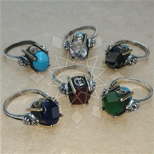 Turkish Silver Antique Ottoman  Cocktail Rings