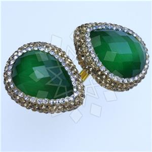 Fashion Double Gemstone Rings