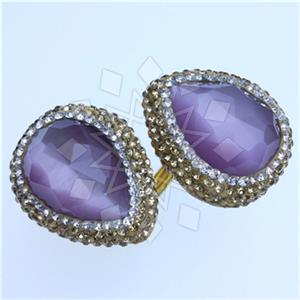 Fashion Double Gemstone Rings