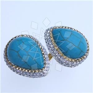 Fashion Double Gemstone Rings