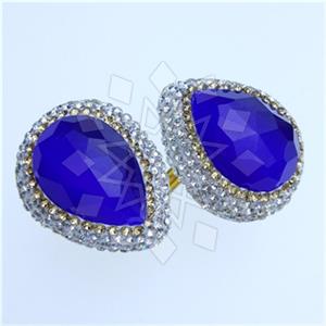 Fashion Double Gemstone Rings