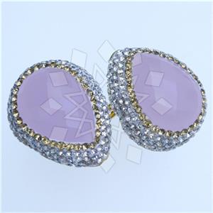 Fashion Double Gemstone Rings