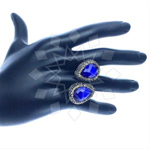 Fashion Double Gemstone Rings