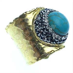 Fashion Gem and Crystals Gemstone Rings