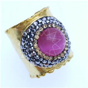Fashion Gem and Crystals Gemstone Rings