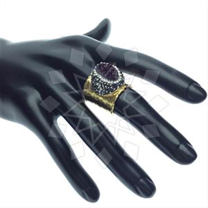 Fashion Gem and Crystals Gemstone Rings