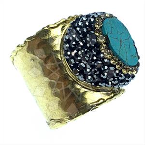 Fashion Gem and Crystals Gemstone Rings