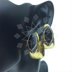 Fashion Gem and Crystals Statement Earring