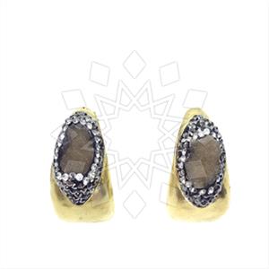 Fashion Gem and Crystals Statement Earring