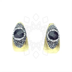 Fashion Gem and Crystals Statement Earring