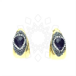 Fashion Gem and Crystals Statement Earring