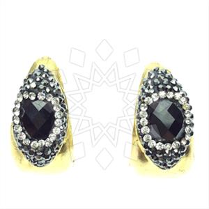 Fashion Gem and Crystals Statement Earring