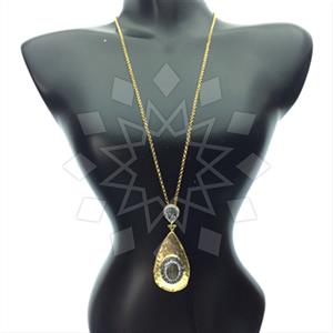 Fashion Gem and Crystals Pendant Necklace
