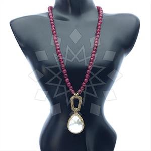Fashion Gem and Crystals Statement Necklace