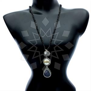 Fashion Gem and Crystals Statement Necklace