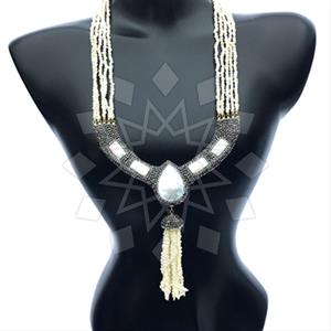 Fashion Gem and Crystals Statement Necklace