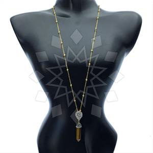 Fashion Gem and Crystals Pendant Necklace