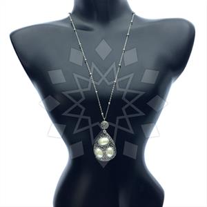 Fashion Gem and Crystals Pendant Necklace