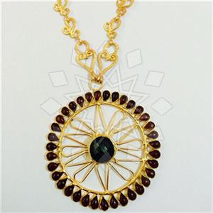 Fashion Handmade Artisan Brass  Statement Necklace