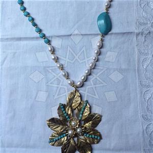 Fashion Handmade Artisan Brass  Statement Necklace