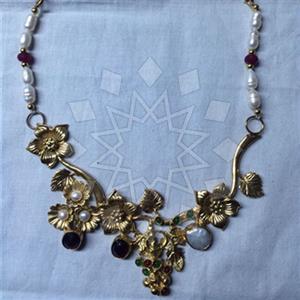 Fashion Handmade Artisan Brass  Statement Necklace