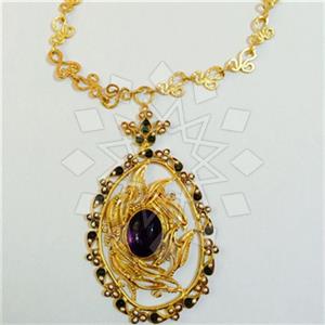 Fashion Handmade Artisan Brass  Statement Necklace