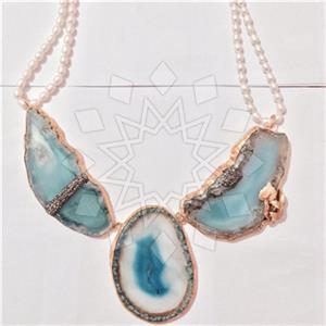 Fashion Handmade Artisan Brass  Statement Necklace