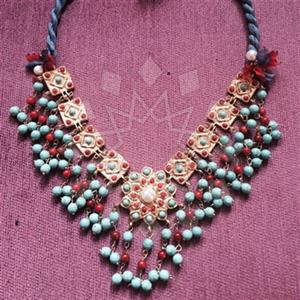 Fashion Handmade Artisan Brass  Statement Necklace