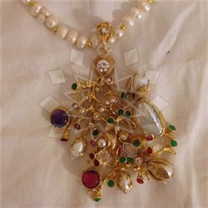 Fashion Handmade Artisan Brass  Statement Necklace